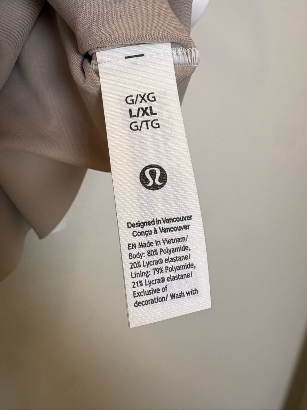 NWT Lululemon L/XL FlexyFlex Stappy Long Line Yoga Bra - Picture 5 of 5